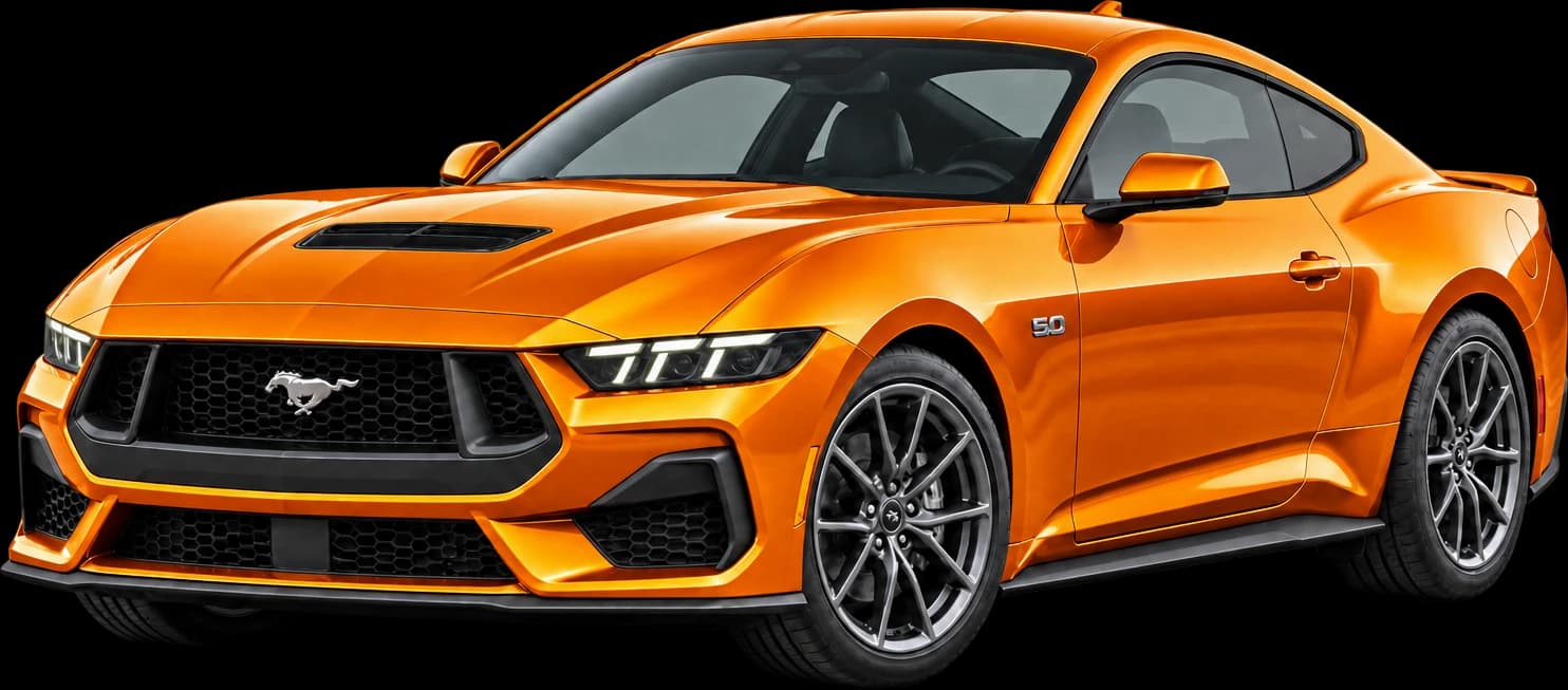 Illustration d’une Ford Mustang GT